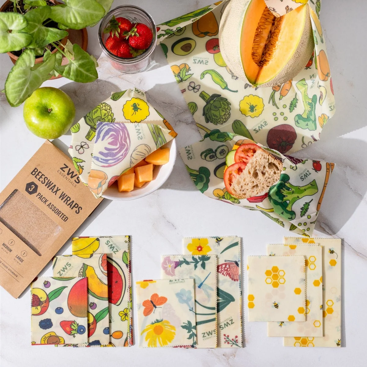 ZWS Essentials Beeswax Wraps